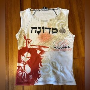 RARE vintage Madonna world tour 2004 tank top sleeveless shirt